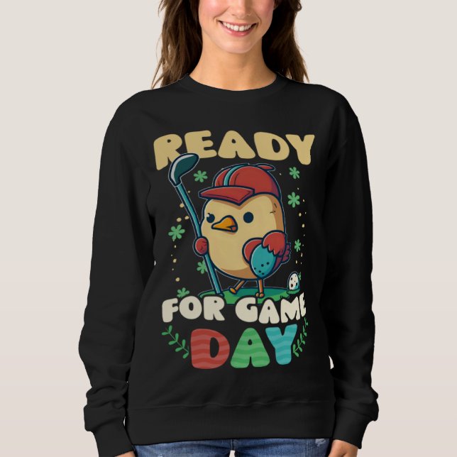Ready Game Day Golf Easter Sweatshirt (Front)
