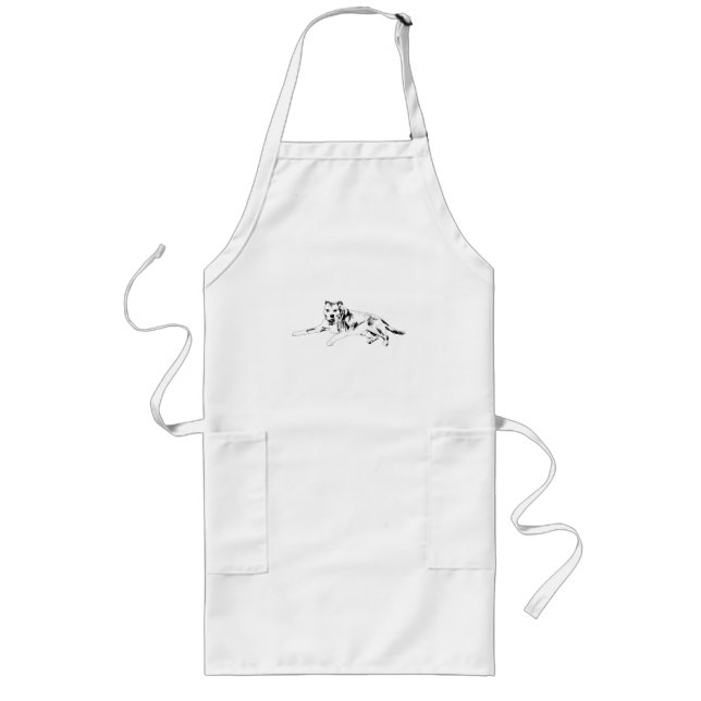 Ready Grin, Easy Helper Long Apron (Front)