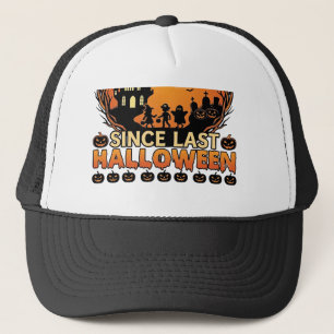 Ready Halloween Since Last Haunted Castle Ghost Ki Trucker Hat