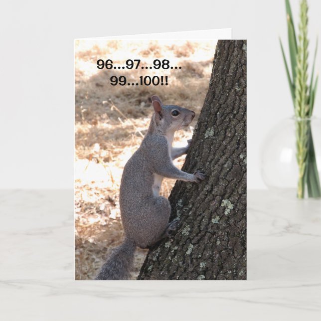 Ready or Not Squirrel Thank You Card (Front)