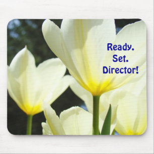 Ready. Set. Director! mousepad gifts Boss Gifts