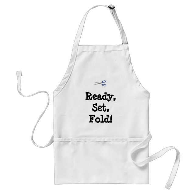 Ready, Set, Fold!  Apron (Front)
