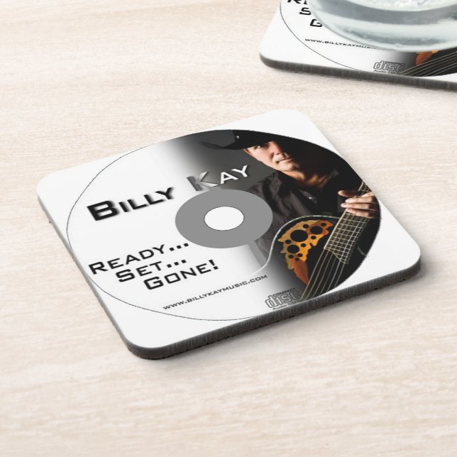 Ready... Set... Gone! CD Cover Beverage Coasters (Left Side)