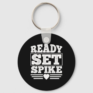 Ready Set Spike Key Ring