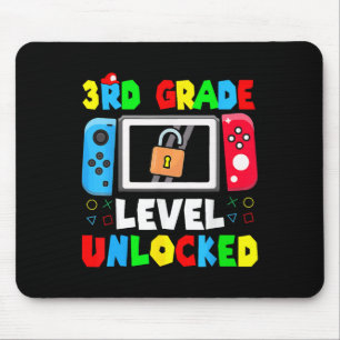 Ready To 3rd Grade Gamer First Day Of School Boy G Mouse Pad