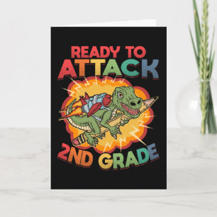 Ready to Attack 2nd Grade Dinosaur Second Day of Card
