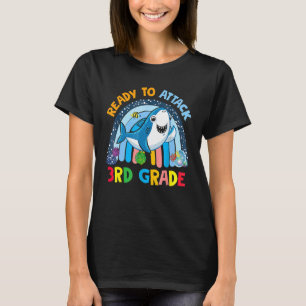 Ready To Attack 3rd Grade Boys Kids Back To Schoo T-Shirt