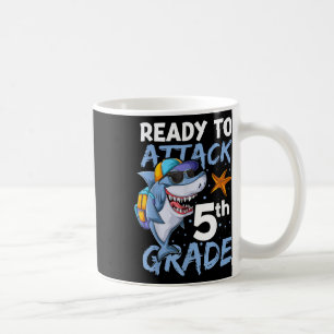 Ready To Attack 5th Grade Apparel, Back To School Coffee Mug