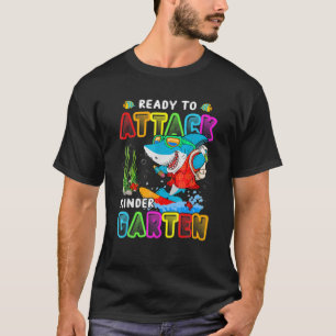 Ready To Attack Kindergarten Grade Boys Back To Sc T-Shirt