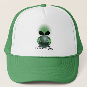 Ready to bowl trucker hat