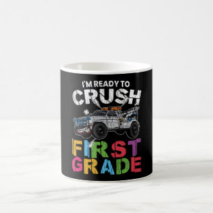 Ready to Crush 1st Grade Off Road Truck School Coffee Mug