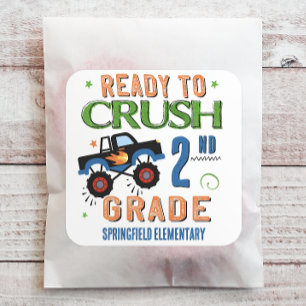 Ready to Crush 2nd Grade Square Sticker