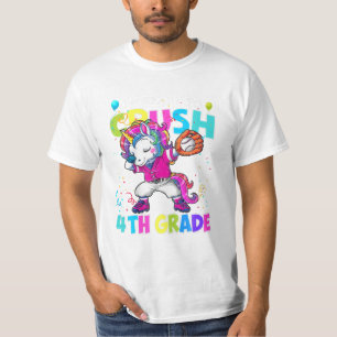 Ready to crush 4th Grade Unicorn T-Shirt