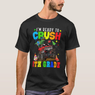 Ready To Crush 5th Grade Rex Sunglasses On Monster T-Shirt