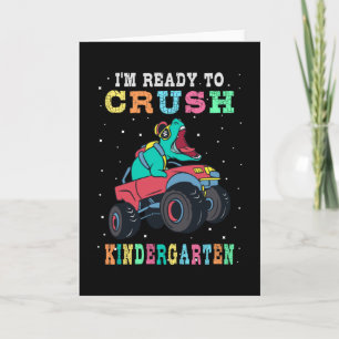 Ready to crush kindergarten card