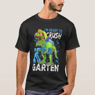 Ready To Crush Kindergarten Dinosaur Back to Schoo T-Shirt