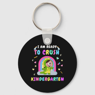Ready To Crush Kindergarten Girl Dinosaur Ck To Sc Key Ring