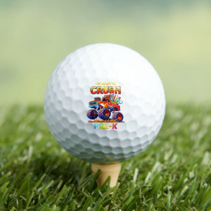 Ready to Crush Pre-K Monster Truck Back to School Golf Balls