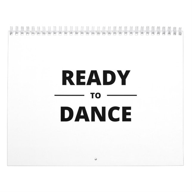 READY TO DANCE CALENDAR (Cover)