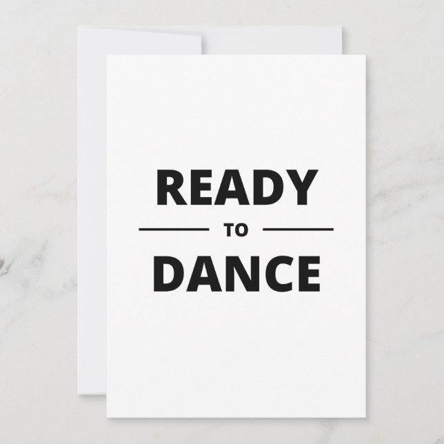 READY TO DANCE SAVE THE DATE (Front)