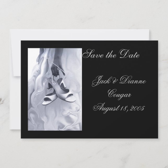 "Ready to Dance" Save the Date Card (Front)