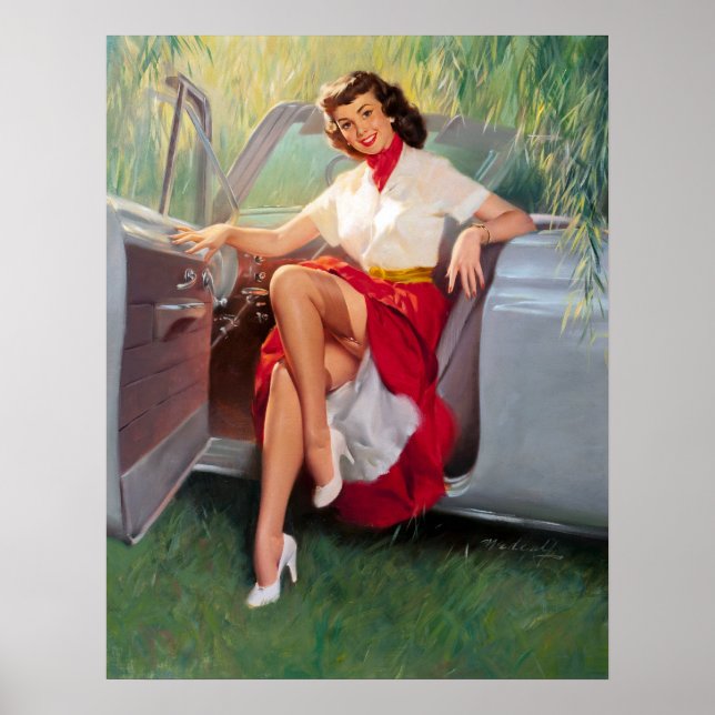 Ready to Drive Pin Up Poster (Front)