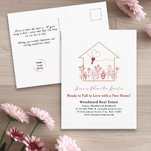 Ready to Fall in Love?   Realtor Promotional Home  Postcard