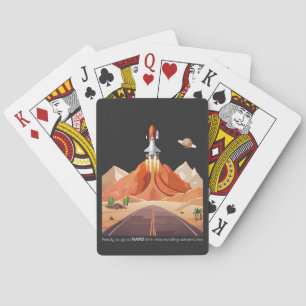 Ready to Go to Mars Playing Cards