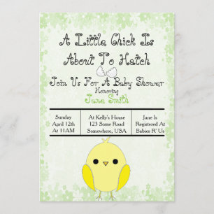 Ready to Hatch Baby Shower Invite