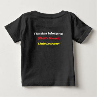 "Ready to Learn, Ready to Shine!" – Cute Kindergar Baby T-Shirt