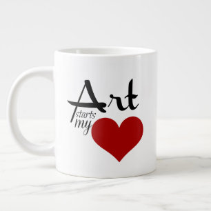 Ready to personalise 20 ounce mug ART STARTS MY