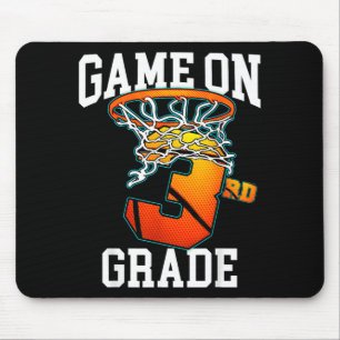 Ready To Play 3rd Grade Basball Back To School Mouse Pad