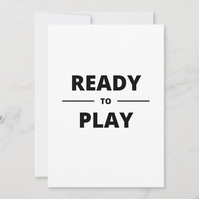 READY TO PLAY SAVE THE DATE (Front)