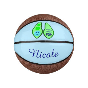 Ready to Pop Baby Boy Blue Pea Mini Basketball