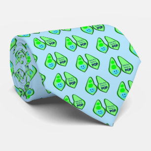 Ready to Pop Baby Boy Blue Pea Tie