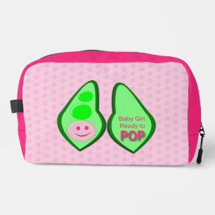 Ready to Pop Baby Girl Pink Pea Dopp Kit