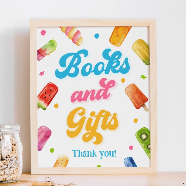 Ready to Pop Baby Shower Books and Gifts Poster (Creator Uploaded)