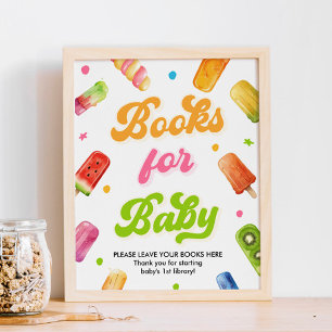 Ready to Pop Baby Shower Books for Baby  Poster