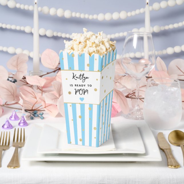 Ready To Pop! Baby Shower Favour Box (Wedding)