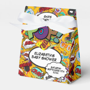 Ready to Pop Baby Shower Fun Comic Book Favour Box