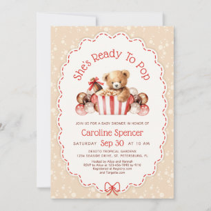 Ready to Pop Baby Shower Invitation