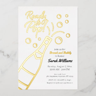 Ready to Pop Brunch and Bubbly Rosé Baby Shower In