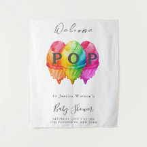 Ready to Pop Ice Cream Gradient Pink Baby Shower