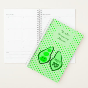 Ready to Pop Pregnant Green Pea Custom Pregnancy Planner