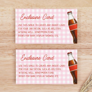 Ready to Pop Soda Cola Custom Enclosure Card