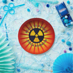 Ready to Radiate Graduation Paper Plate