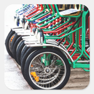 Ready to ride square sticker