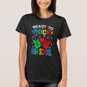Ready To Rock High School Back To School Guitar T-Shirt