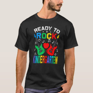 Ready To Rock Kindergarten Back To School Guitar T-Shirt