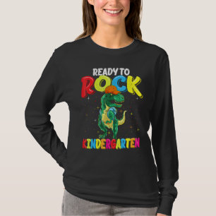 Ready To Rock Kindergarten Dinosaur Unicorn Kids B T-Shirt